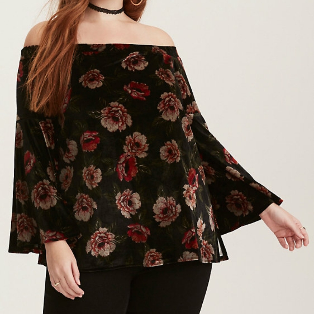 Velvet Off The Shoulder top